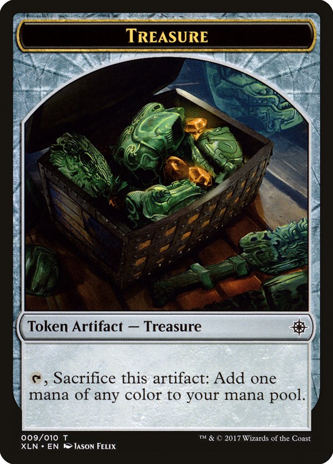 Treasure (009/010) [Ixalan Tokens] | Nerdhalla Games