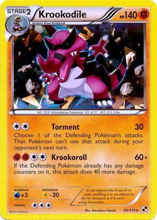 Krookodile (65/114) (Cracked Ice Holo) [Black & White: Base Set] | Nerdhalla Games