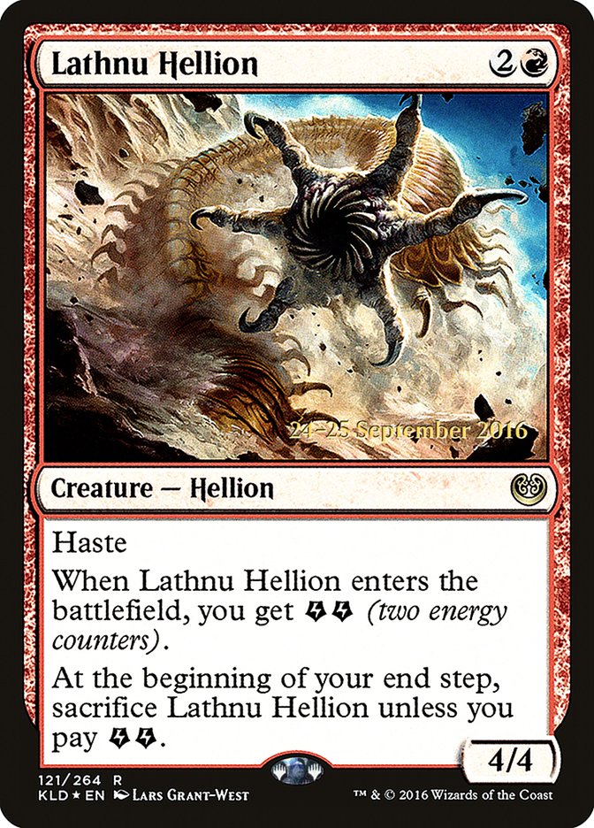 Lathnu Hellion  [Kaladesh Prerelease Promos] | Nerdhalla Games