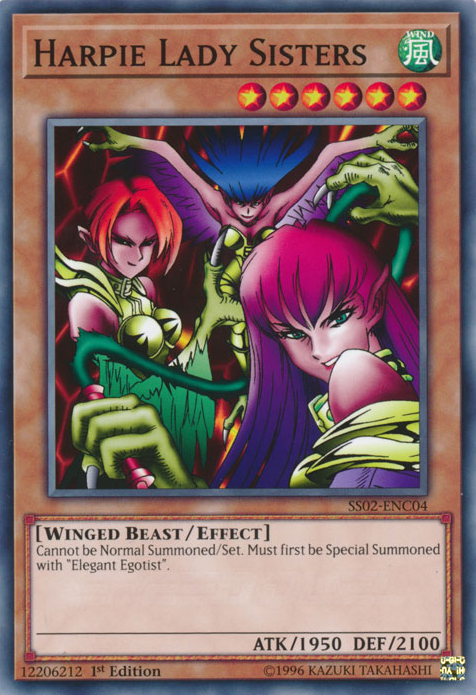 Harpie Lady Sisters [SS02-ENC04] Common | Nerdhalla Games