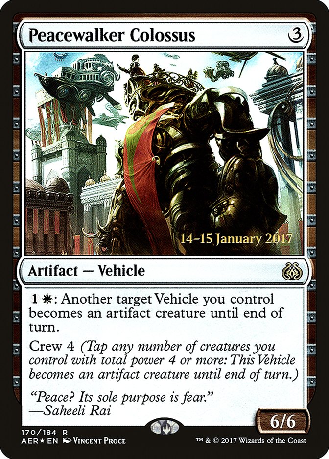 Peacewalker Colossus  [Aether Revolt Prerelease Promos] | Nerdhalla Games