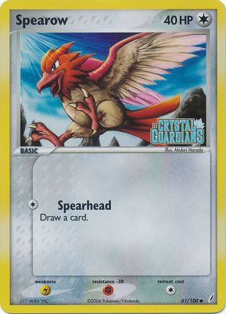 Spearow (61/100) (Stamped) [EX: Crystal Guardians] | Nerdhalla Games