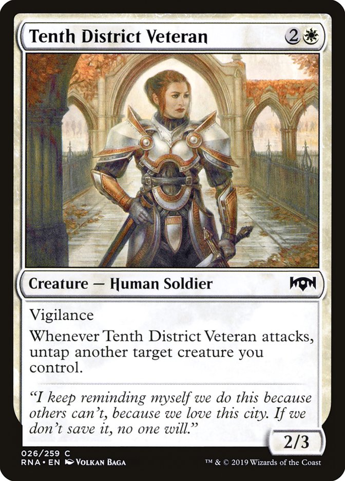 Tenth District Veteran [Ravnica Allegiance] | Nerdhalla Games