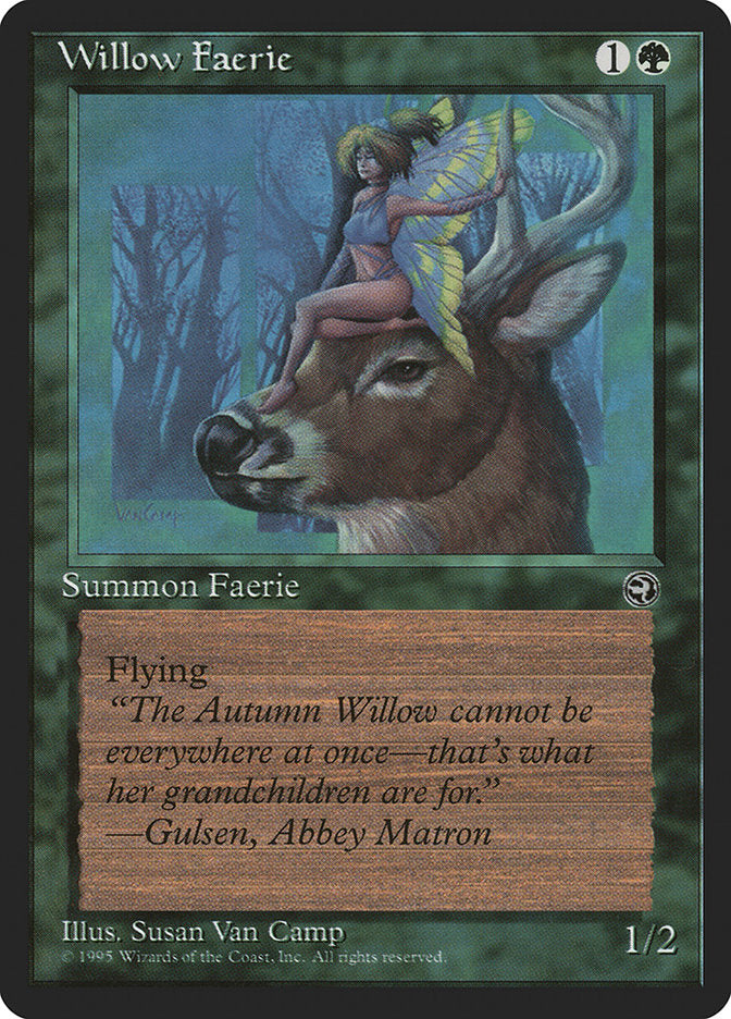 Willow Faerie (Gulsen Flavor Text) [Homelands] | Nerdhalla Games