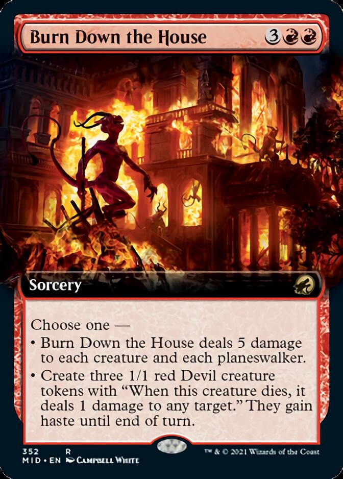 Burn Down the House (Extended) [Innistrad: Midnight Hunt] | Nerdhalla Games