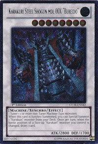 Karakuri Steel Shogun mdl 00X "Bureido" (UTR) [STOR-EN042] Ultimate Rare | Nerdhalla Games