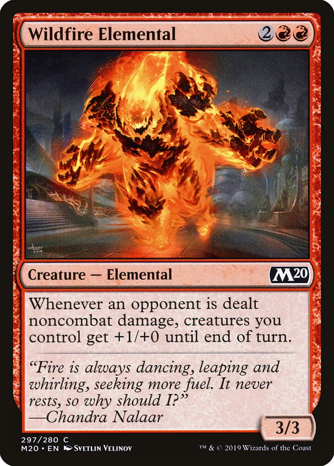 Wildfire Elemental [Core Set 2020] | Nerdhalla Games