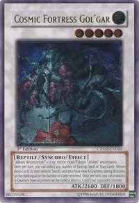 Cosmic Fortress Gol'Gar (UTR) [CRMS-EN044] Ultimate Rare | Nerdhalla Games