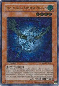 Crystal Beast Sapphire Pegasus (UTR) [FOTB-EN007] Ultimate Rare | Nerdhalla Games