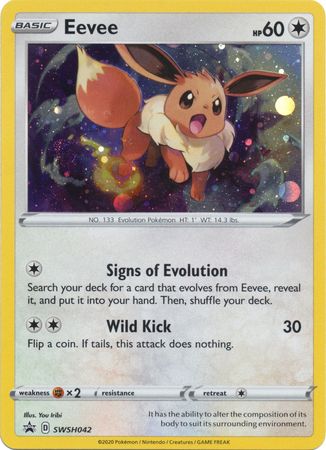 Eevee (SWSH042) [Sword & Shield: Black Star Promos] | Nerdhalla Games