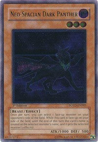 Neo-Spacian Dark Panther (UTR) [POTD-EN005] Ultimate Rare | Nerdhalla Games