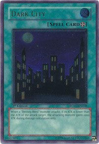 Dark City (UTR) [POTD-EN048] Ultimate Rare | Nerdhalla Games