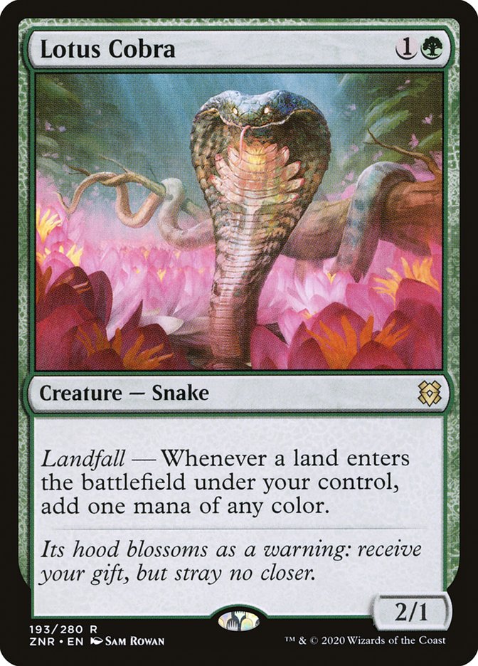 Lotus Cobra [Zendikar Rising] | Nerdhalla Games