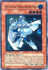 Elemental Hero Bubbleman (UTR) [CRV-EN014] Ultimate Rare | Nerdhalla Games