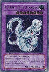 Cyber Twin Dragon (UTR) [CRV-EN035] Ultimate Rare | Nerdhalla Games