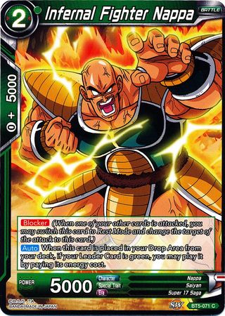 Infernal Fighter Nappa (BT5-071) [Miraculous Revival] | Nerdhalla Games