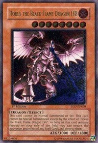 Horus the Black Flame Dragon LV8 (UTR) [SOD-EN008] Ultimate Rare | Nerdhalla Games