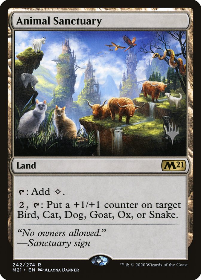 Animal Sanctuary (Promo Pack) [Core Set 2021 Promos] | Nerdhalla Games