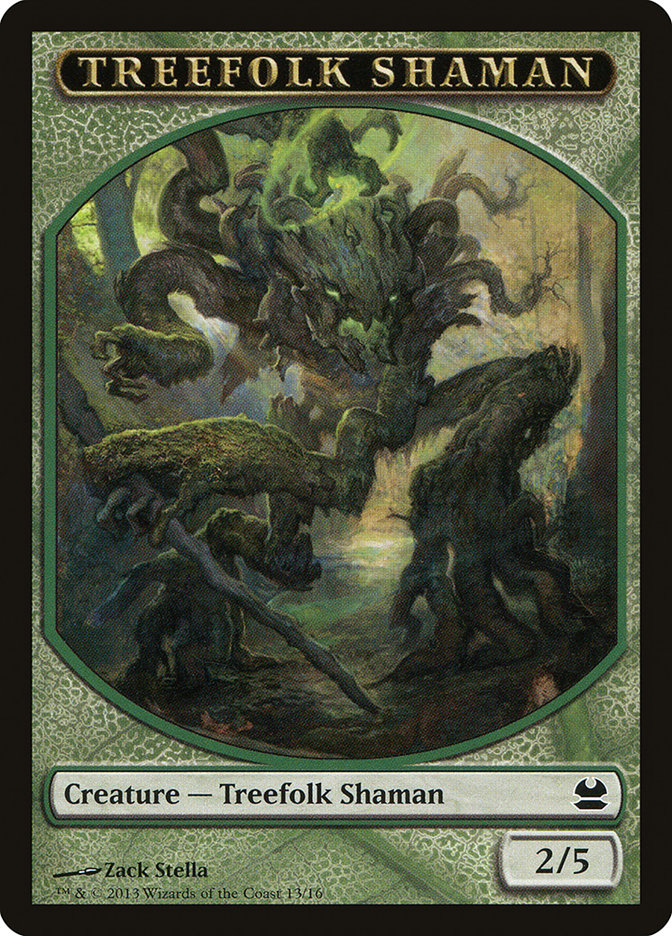 Treefolk Shaman [Modern Masters Tokens] | Nerdhalla Games