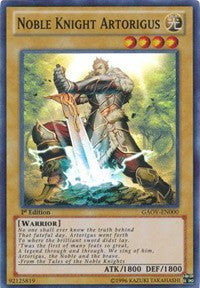 Noble Knight Artorigus [GAOV-EN000] Super Rare | Nerdhalla Games