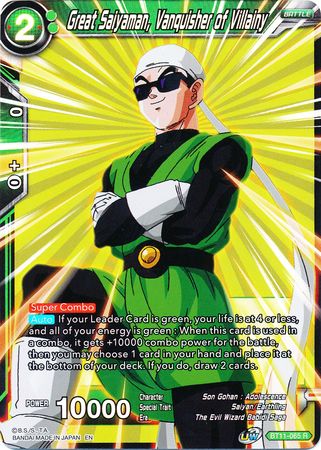 Great Saiyaman, Vanquisher of Villainy [BT11-065] | Nerdhalla Games