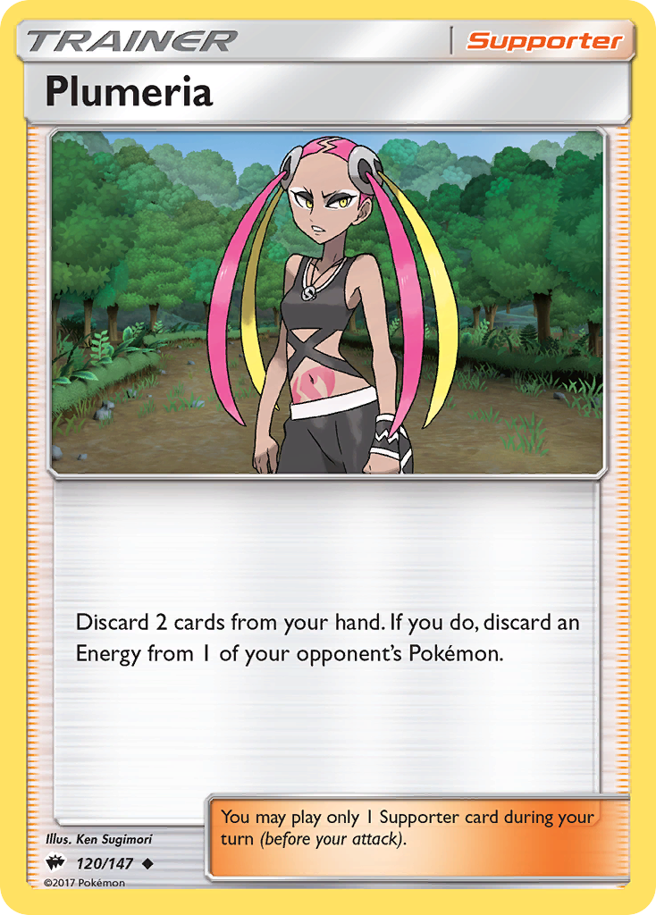 Plumeria (120/147) [Sun & Moon: Burning Shadows] | Nerdhalla Games