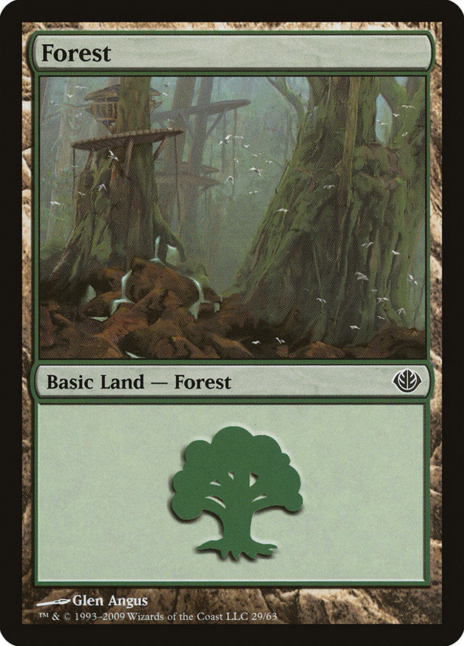 Forest (29) [Duel Decks: Garruk vs. Liliana] | Nerdhalla Games