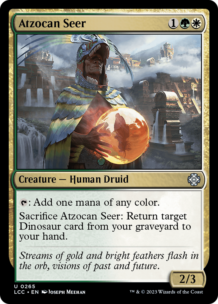 Atzocan Seer [The Lost Caverns of Ixalan Commander] | Nerdhalla Games