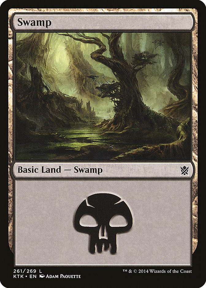 Swamp (261) [Khans of Tarkir] | Nerdhalla Games