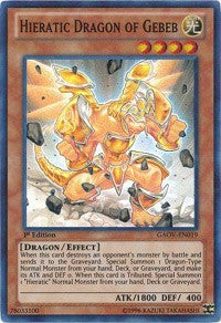 Hieratic Dragon of Gebeb [GAOV-EN019] Super Rare | Nerdhalla Games