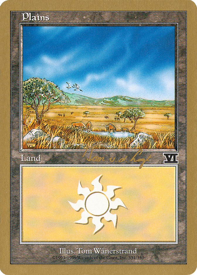 Plains (tvdl331) (Tom van de Logt) [World Championship Decks 2000] | Nerdhalla Games