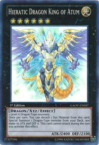 Hieratic Dragon King of Atum [GAOV-EN047] Super Rare | Nerdhalla Games