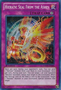 Hieratic Seal From the Ashes [GAOV-EN088] Secret Rare | Nerdhalla Games