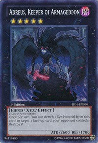 Adreus, Keeper of Armageddon [BP01-EN030] Rare | Nerdhalla Games