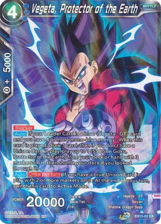 Vegeta, Protector of the Earth [EX15-02] | Nerdhalla Games