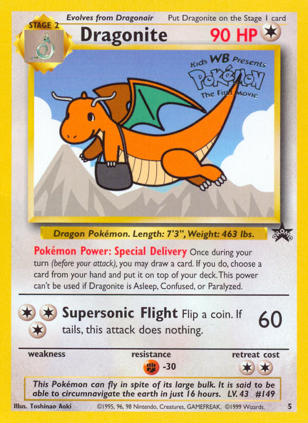 Dragonite (5) [Wizards of the Coast: Black Star Promos] | Nerdhalla Games