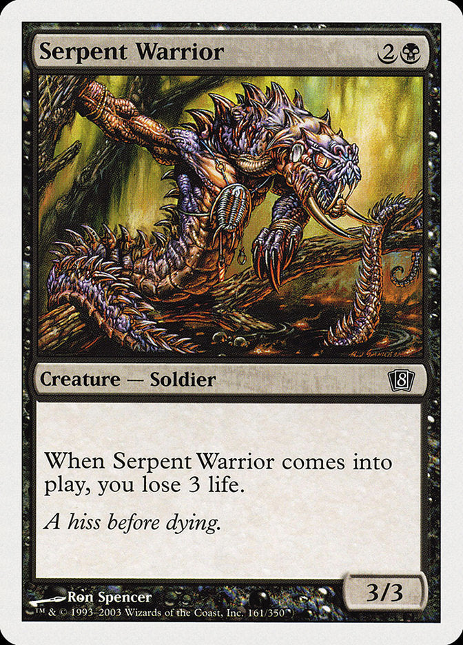 Serpent Warrior [Eighth Edition] | Nerdhalla Games