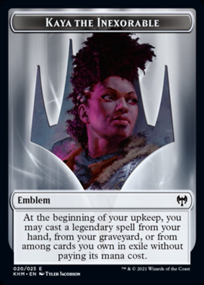 Emblem - Kaya, the Inexorable [Kaldheim] | Nerdhalla Games