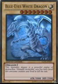 Blue-Eyes White Dragon [GLD5-EN001] Ghost/Gold Rare | Nerdhalla Games