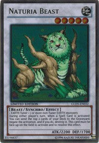 Naturia Beast [GLD5-EN032] Gold Rare | Nerdhalla Games