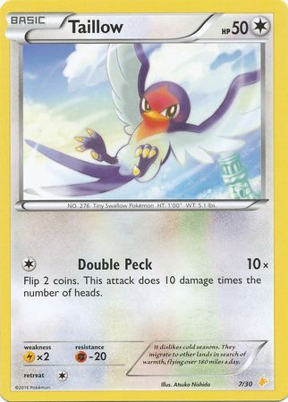 Taillow (7/30) [XY: Trainer Kit 3 - Pikachu Libre] | Nerdhalla Games