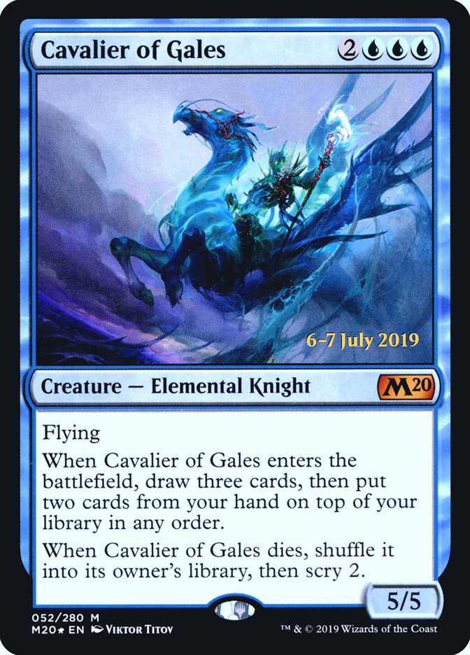 Cavalier of Gales  [Core Set 2020 Prerelease Promos] | Nerdhalla Games