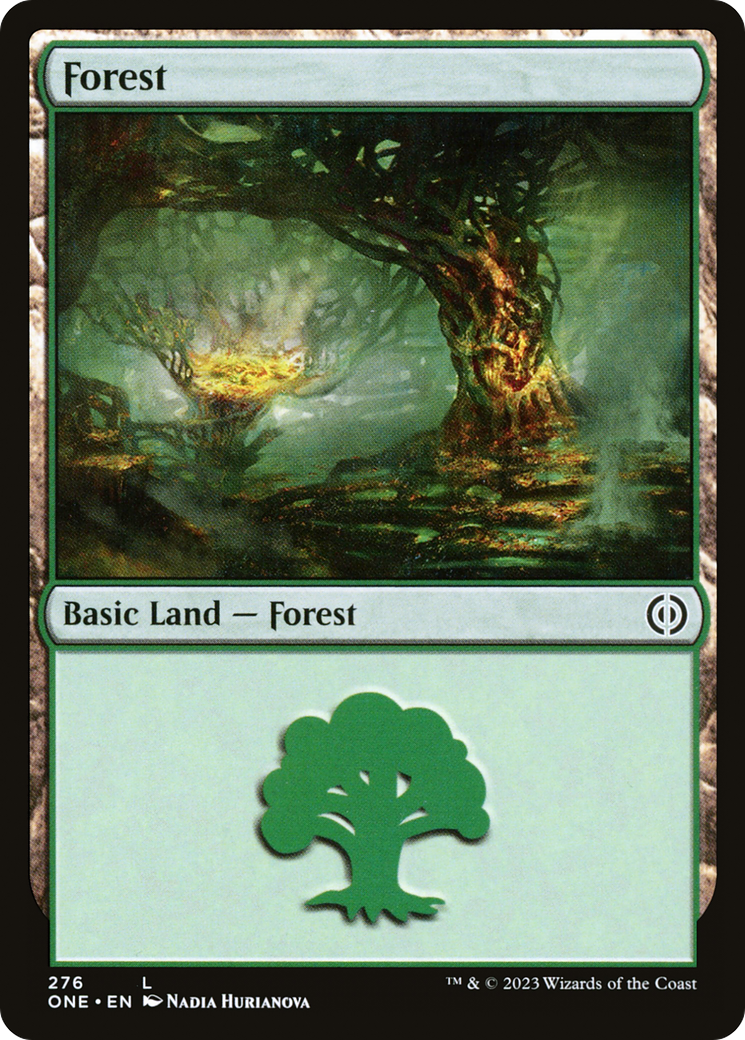 Forest (276) [Phyrexia: All Will Be One] | Nerdhalla Games