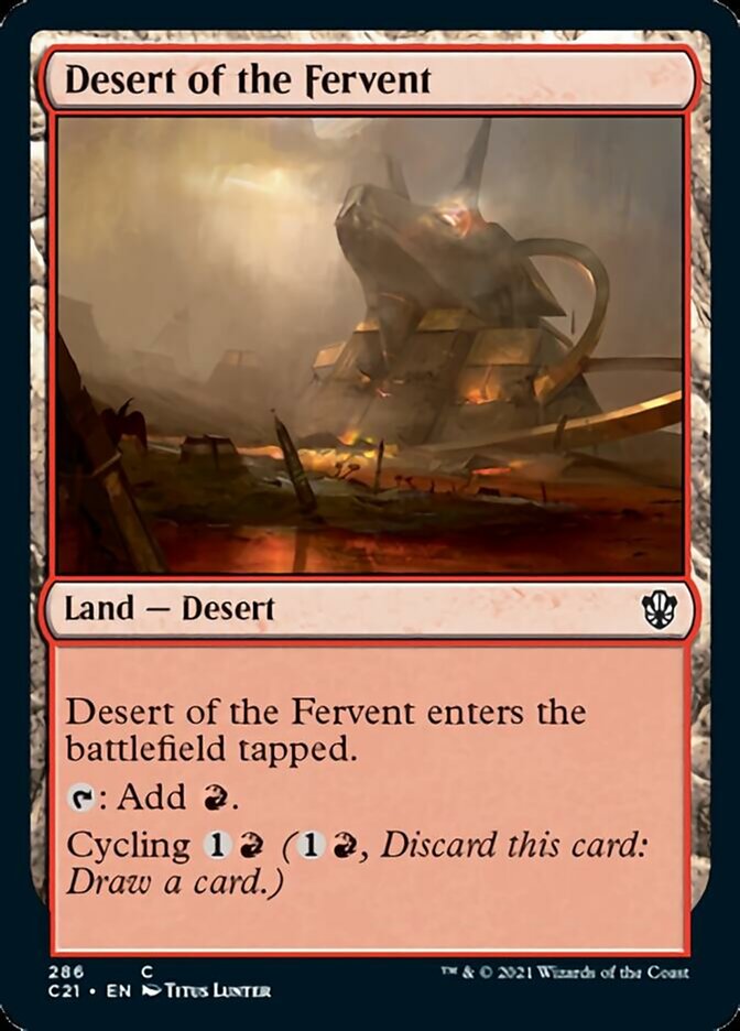 Desert of the Fervent [Commander 2021] | Nerdhalla Games