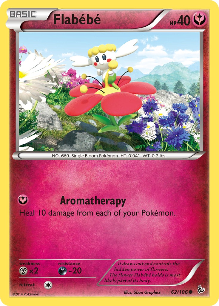 Flabebe (62/106) [XY: Flashfire] | Nerdhalla Games