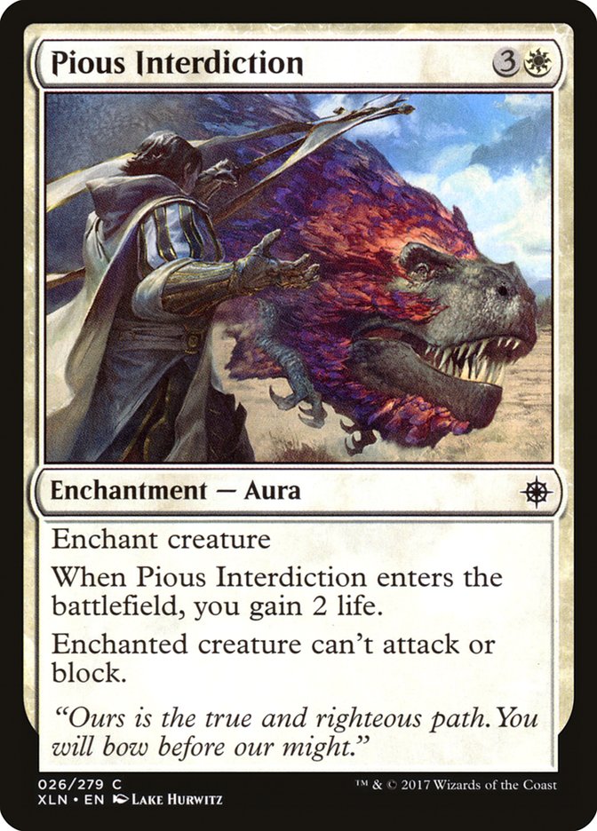 Pious Interdiction [Ixalan] | Nerdhalla Games