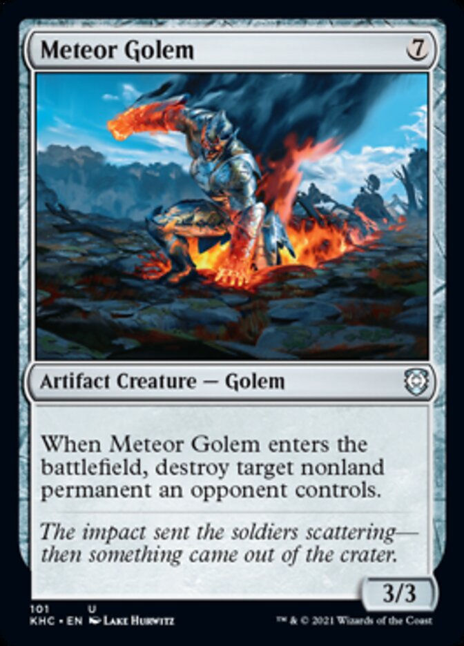 Meteor Golem [Kaldheim Commander] | Nerdhalla Games