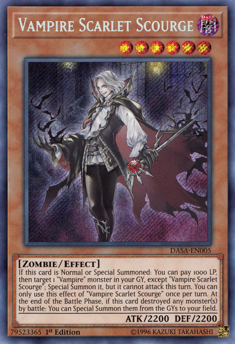 Vampire Scarlet Scourge [DASA-EN005] Secret Rare | Nerdhalla Games