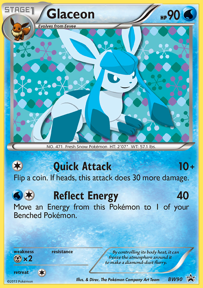 Glaceon (BW90) [Black & White: Black Star Promos] | Nerdhalla Games