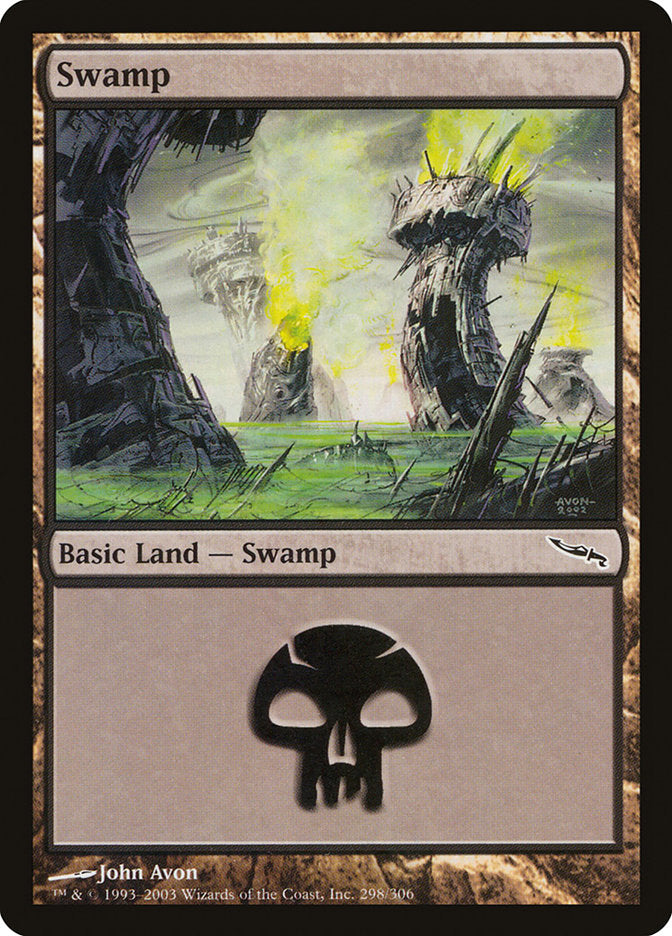 Swamp (298) [Mirrodin] | Nerdhalla Games